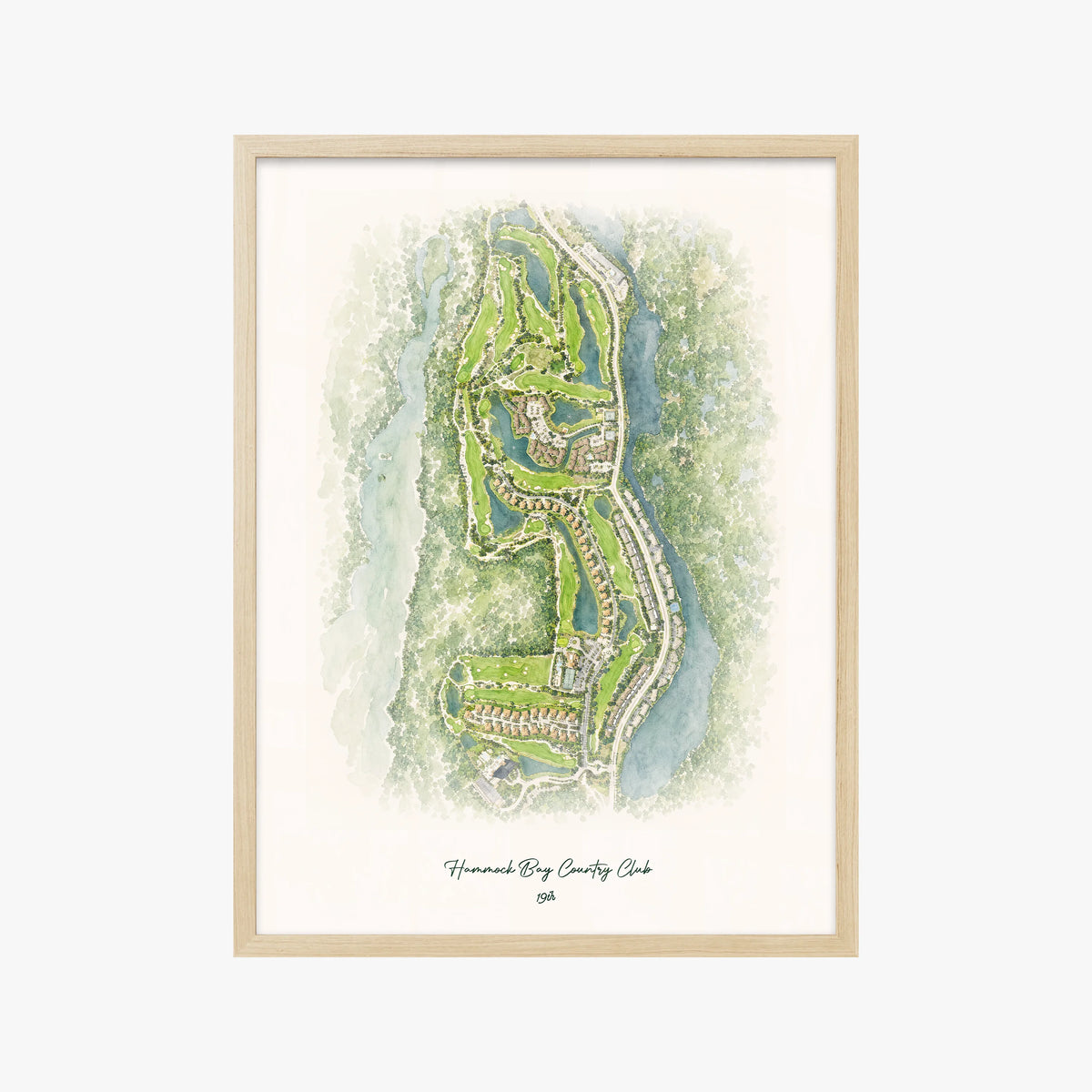 Hammock Bay Country Club wood frame