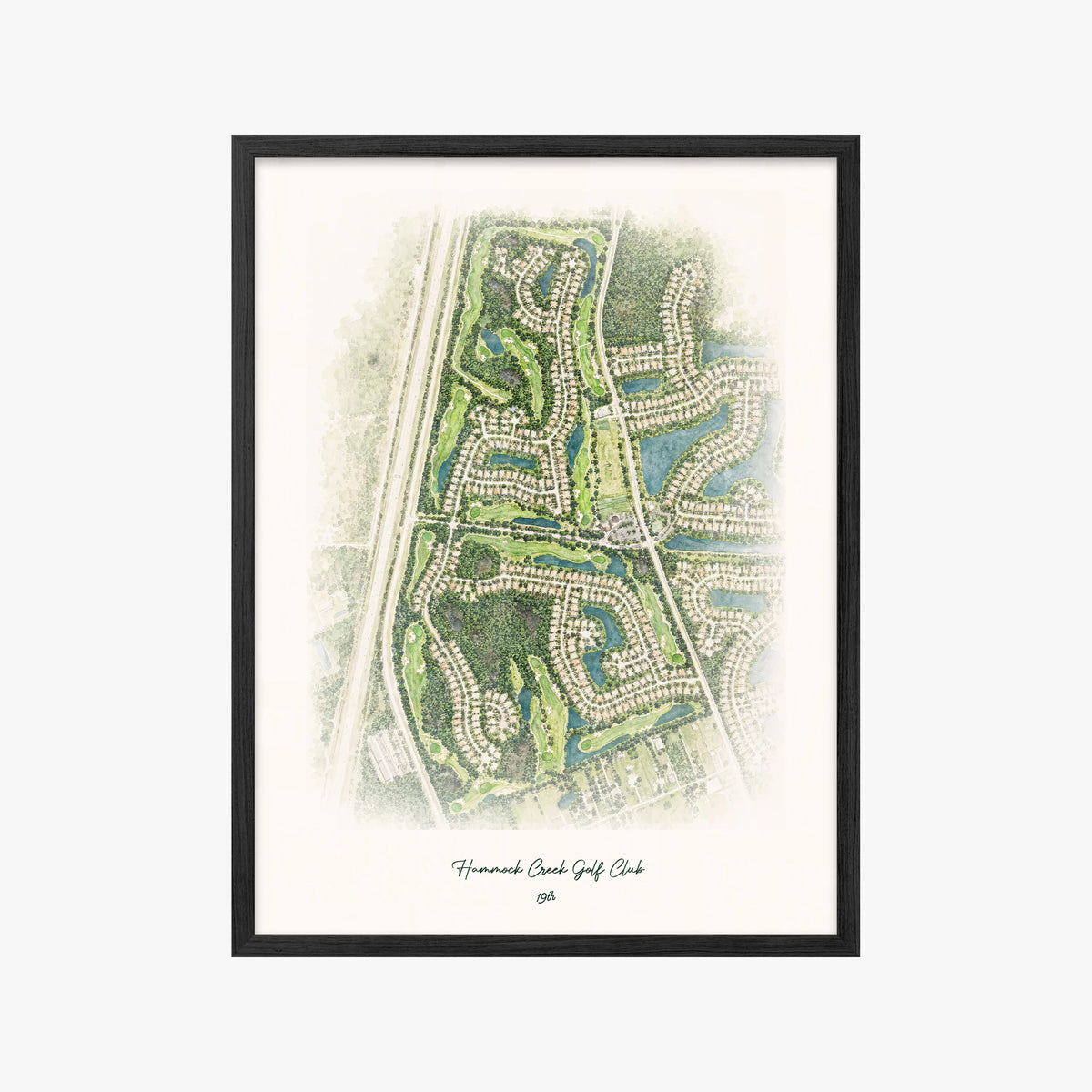 Hammock Creek Golf Club black frame