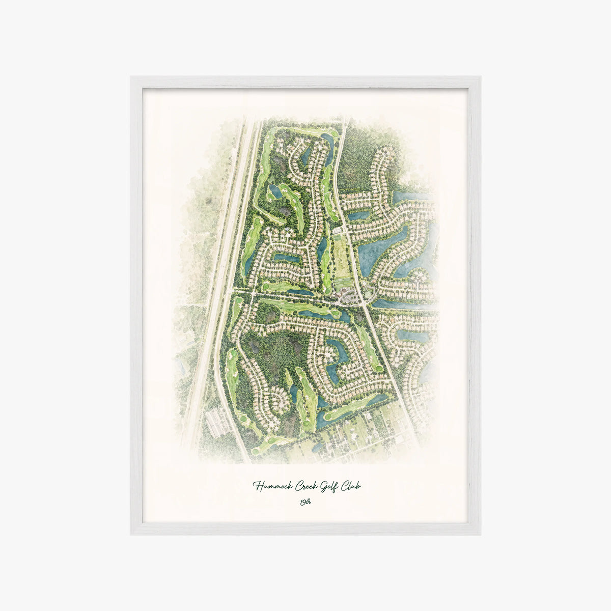 Hammock Creek Golf Club white frame