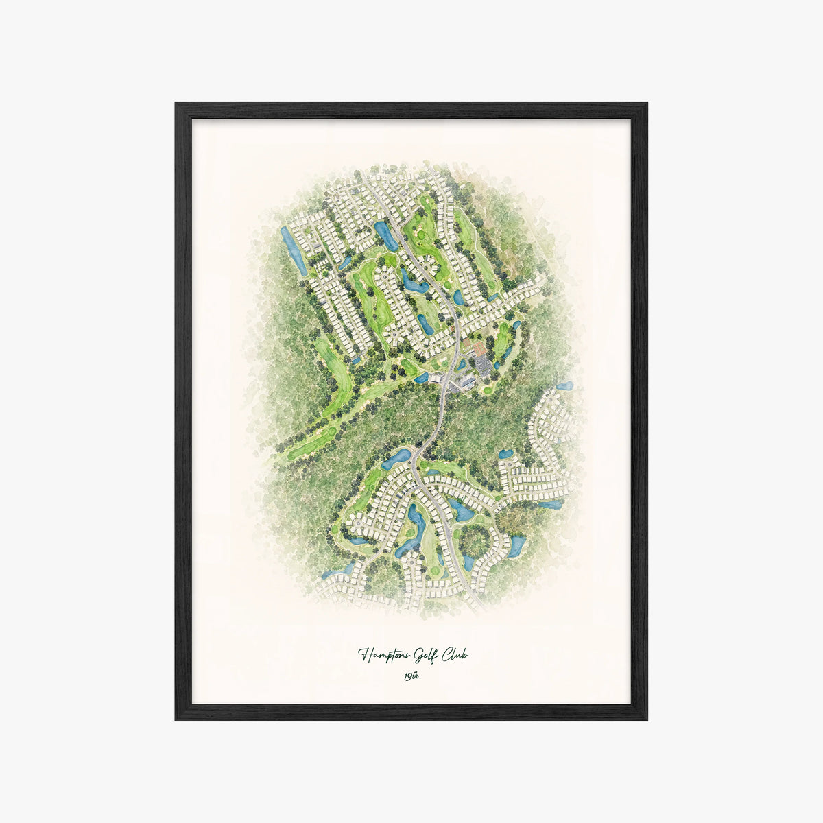 Hamptons Golf Club black frame