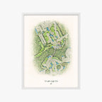 Hamptons Golf Club white frame