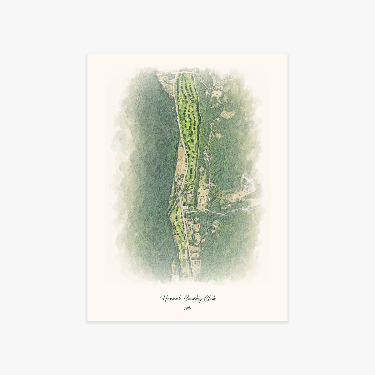 Hannah Country Club printed artwork