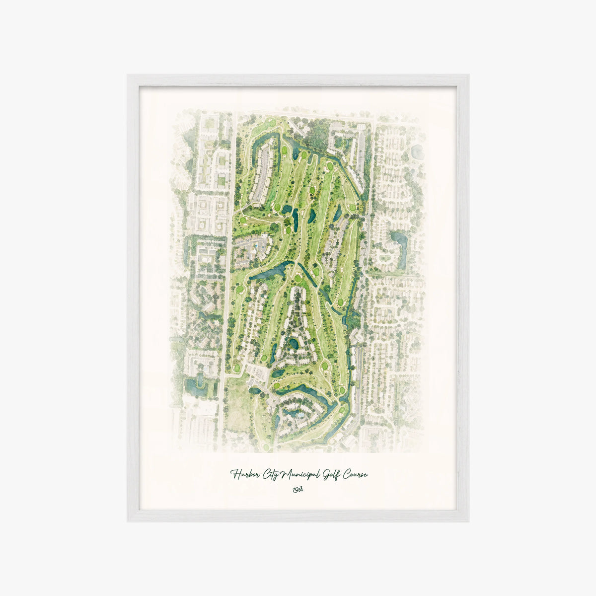 Harbor City Municipal Golf Course white frame
