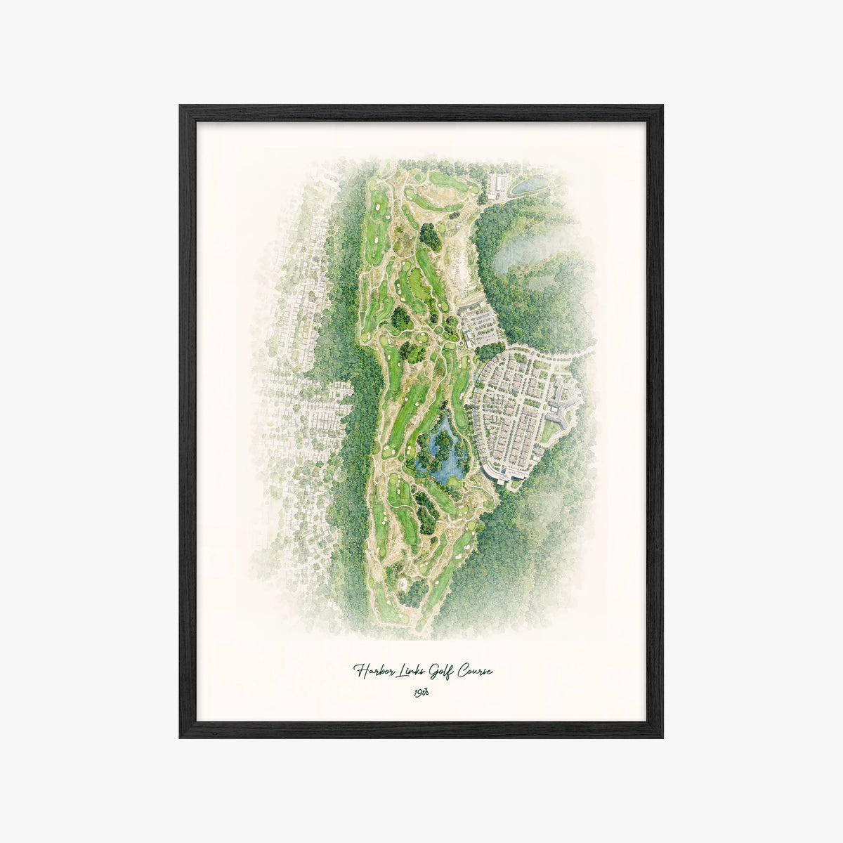 Harbor Links Golf Course black frame