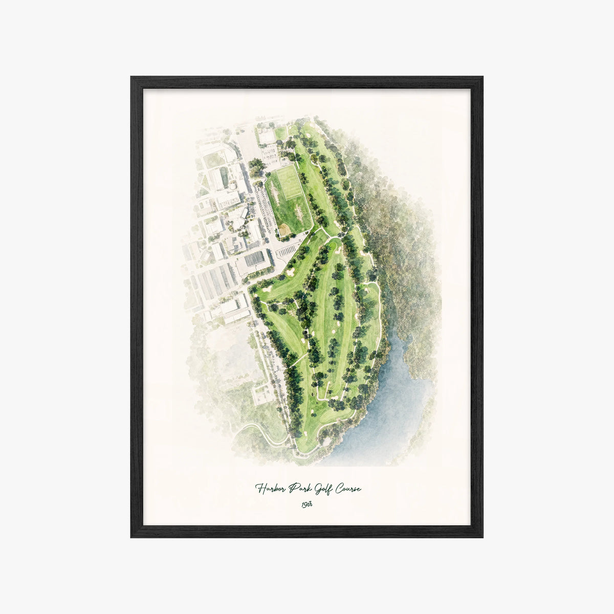 Harbor Park Golf Course black frame