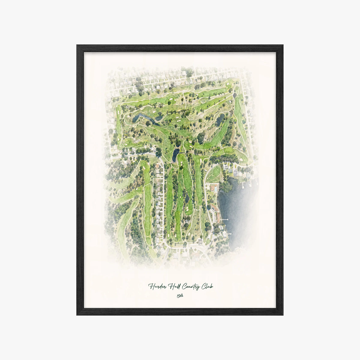 Harder Hall Country Club black frame