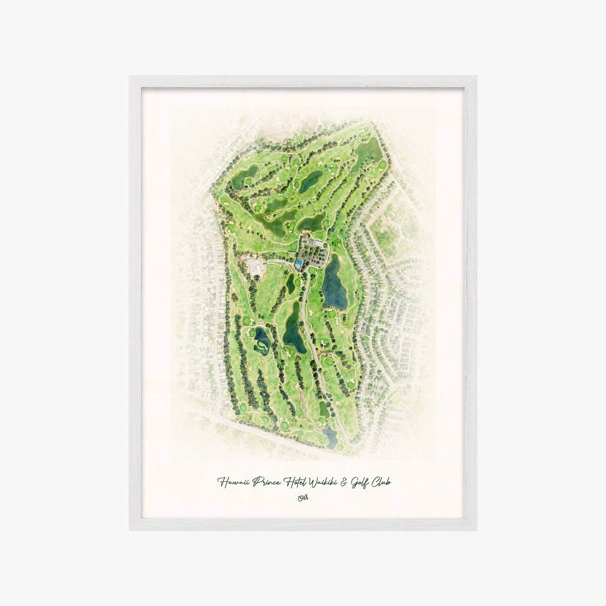 Hawaii Prince Hotel Waikiki & Golf Club white frame