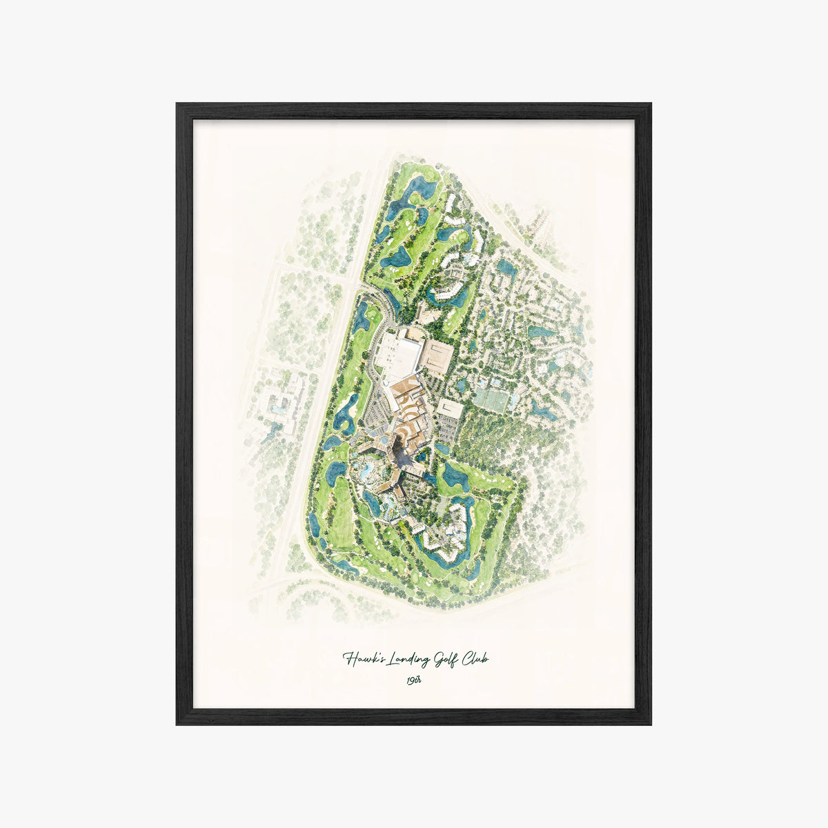 Hawk's Landing Golf Club black frame