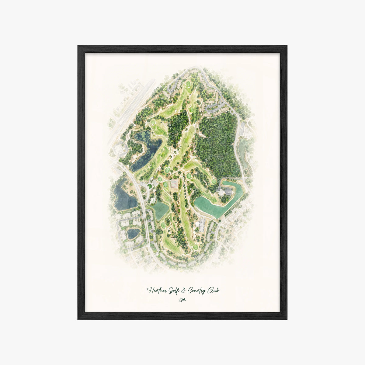 Heather Golf & Country Club black frame
