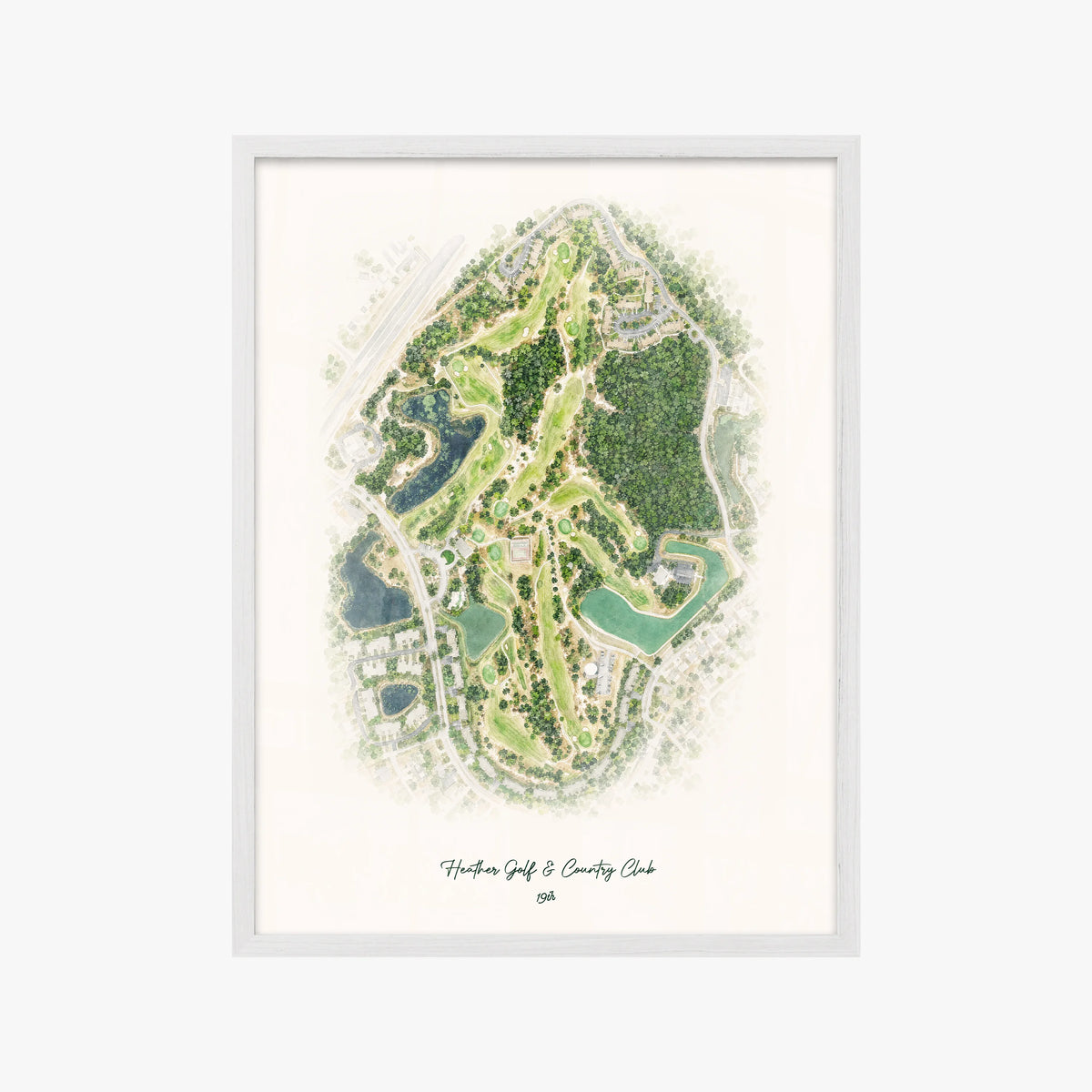 Heather Golf & Country Club white frame