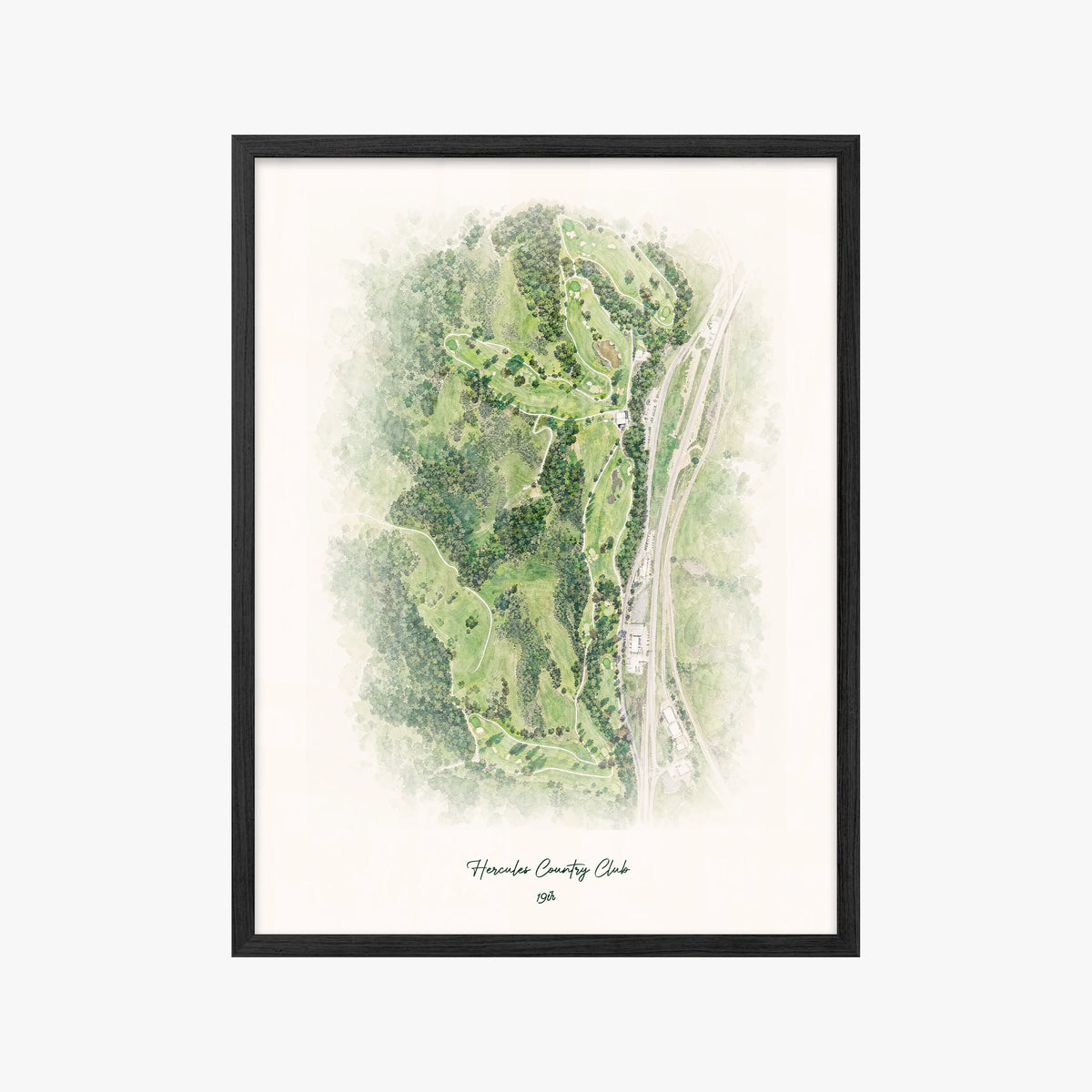 Hercules Country Club black frame