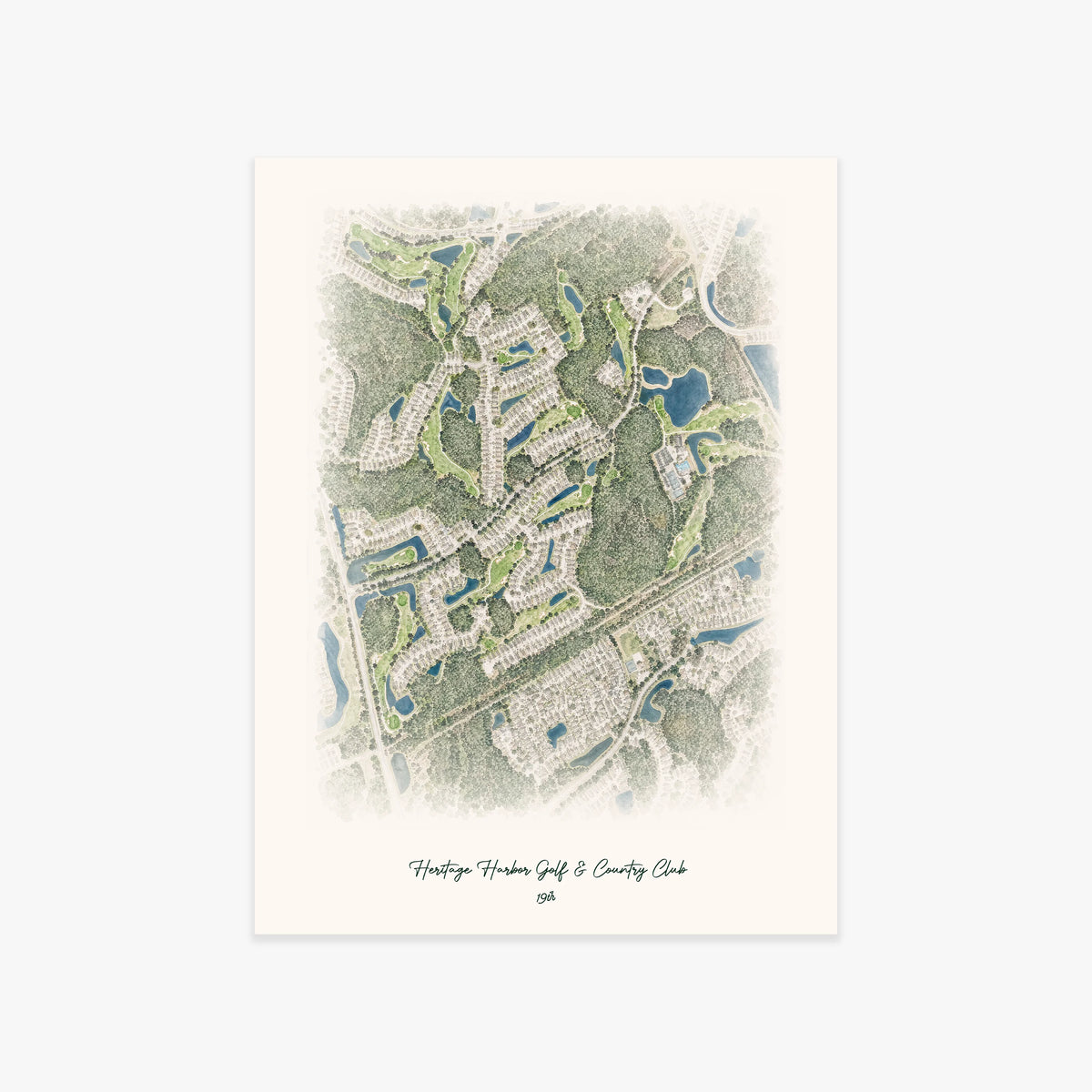 Heritage Harbor Golf & Country Club printed artwork