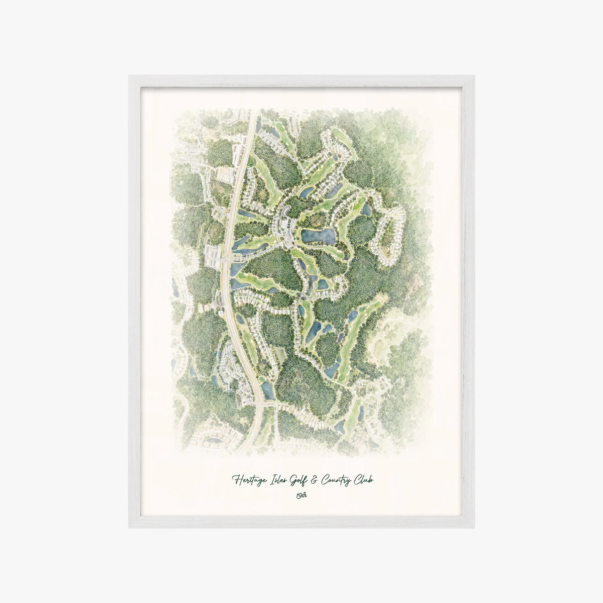Heritage Isles Golf & Country Club white frame