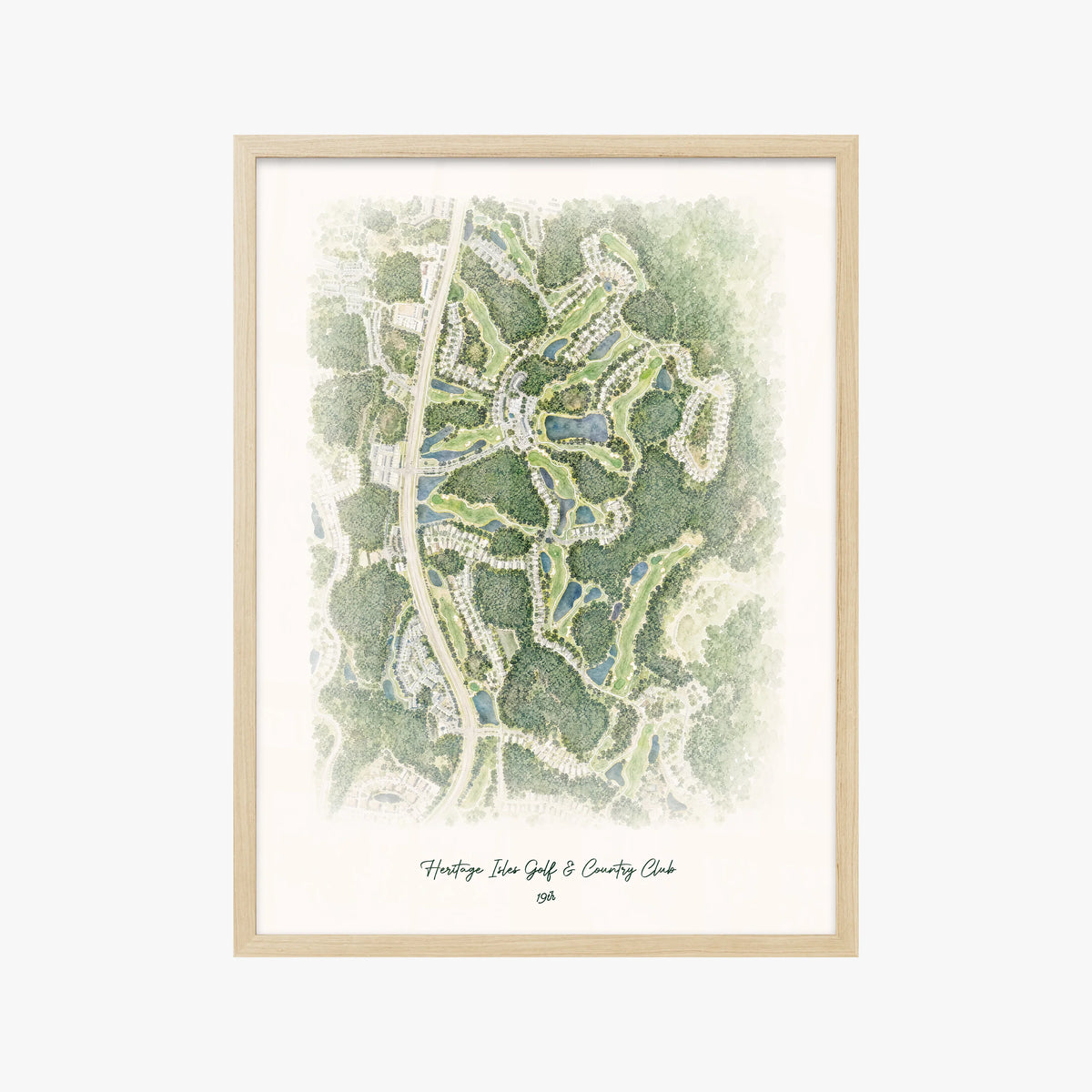 Heritage Isles Golf & Country Club wood frame