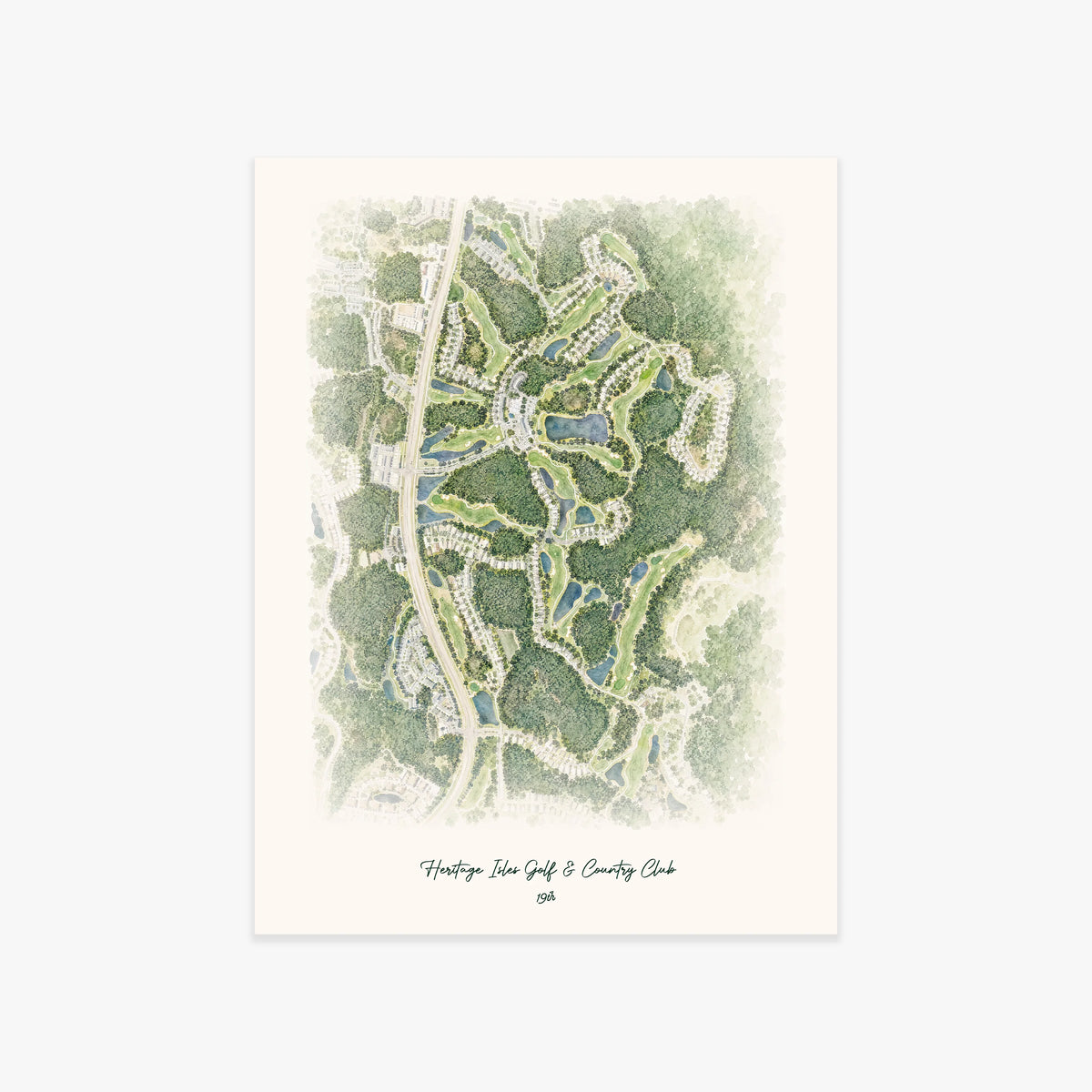 Heritage Isles Golf & Country Club printed artwork