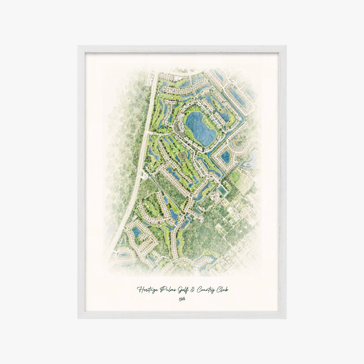 Heritage Palms Golf & Country Club white frame