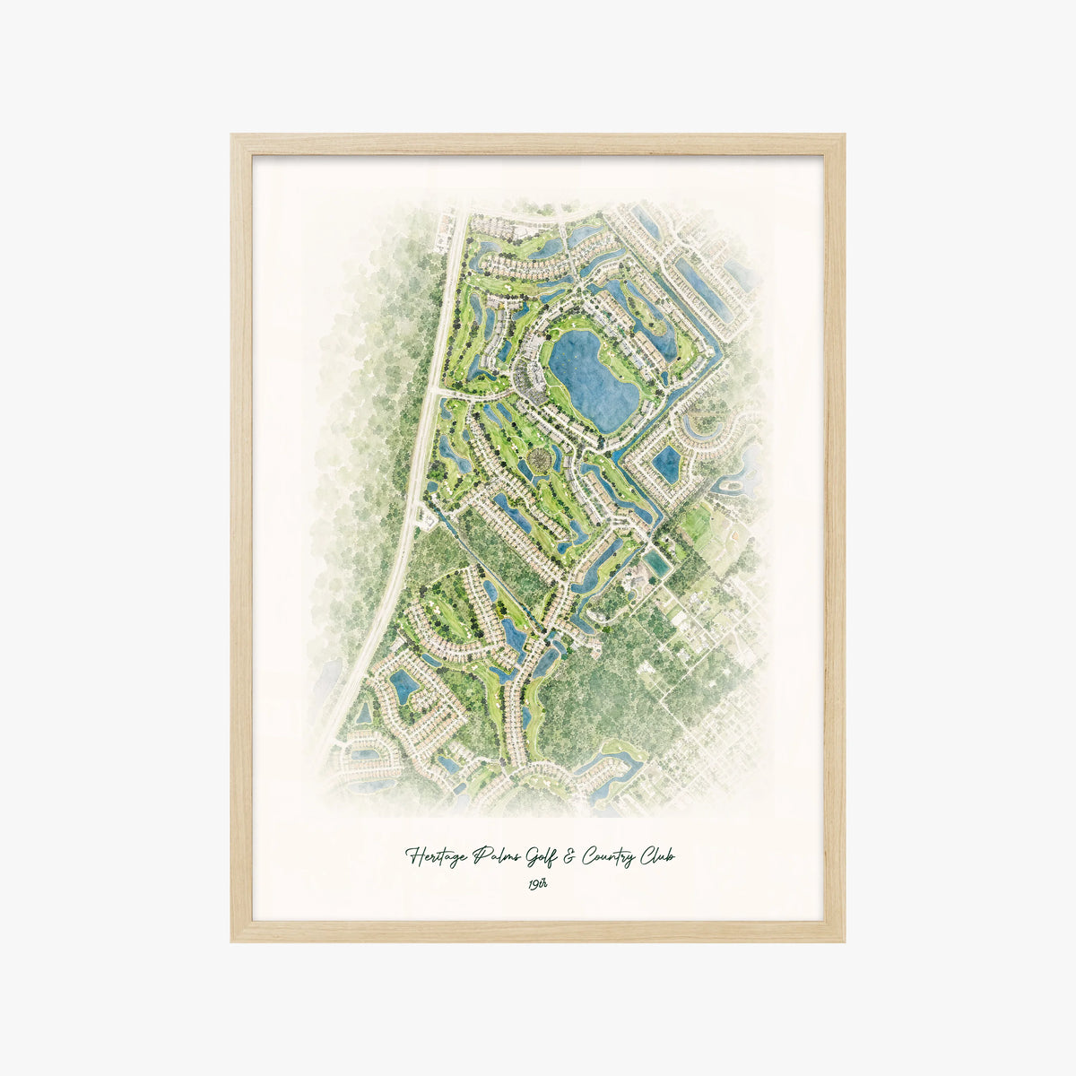 Heritage Palms Golf & Country Club wood frame