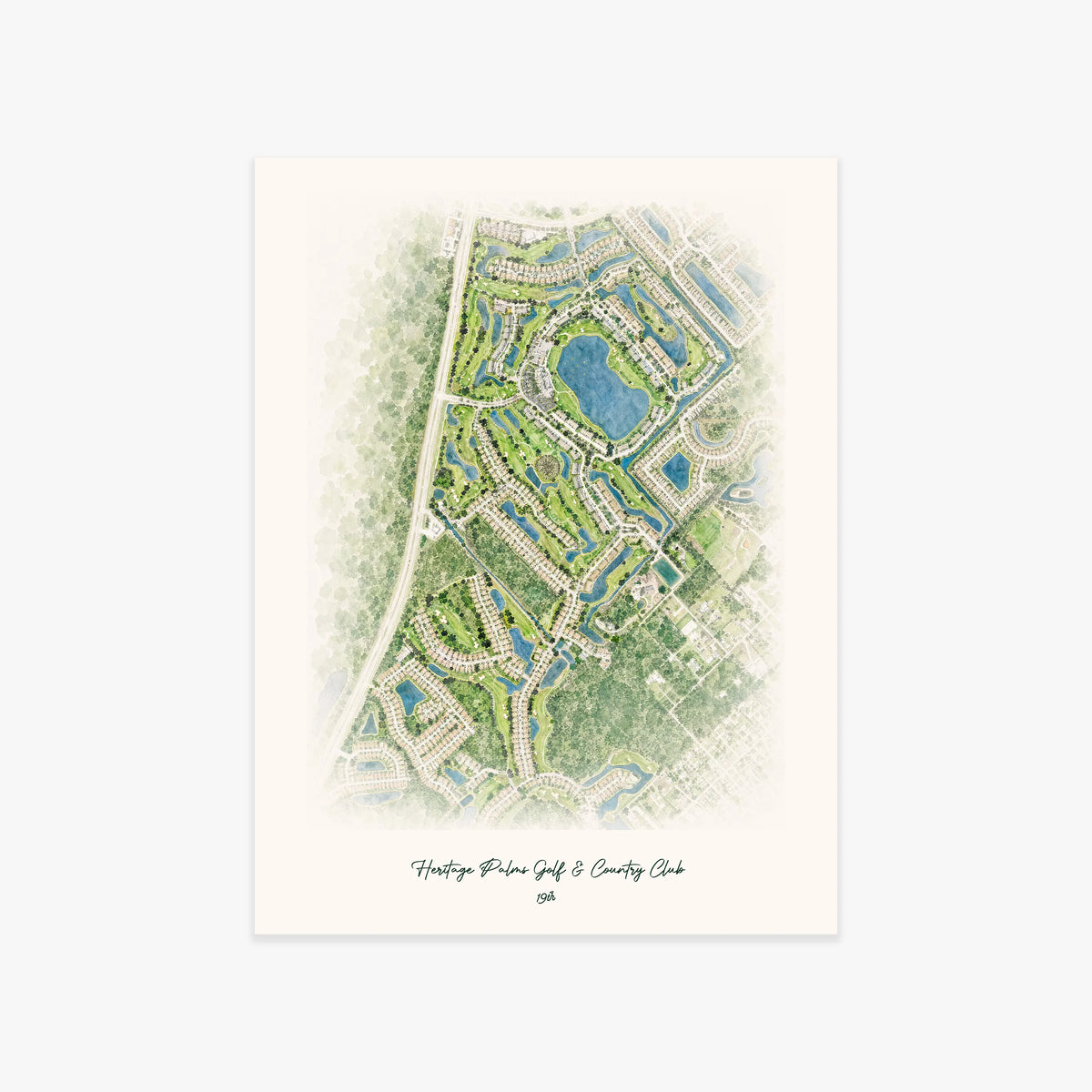 Heritage Palms Golf & Country Club printed artwork