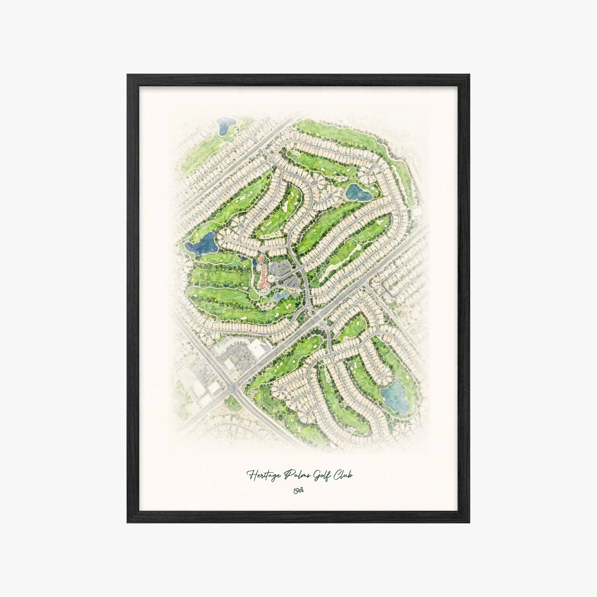 Heritage Palms Golf Club black frame
