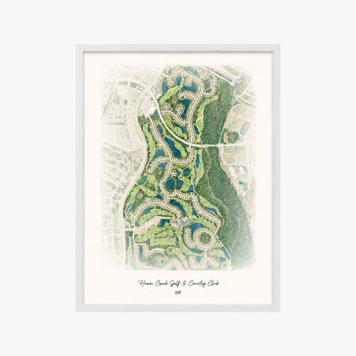 Heron Creek Golf & Country Club white frame