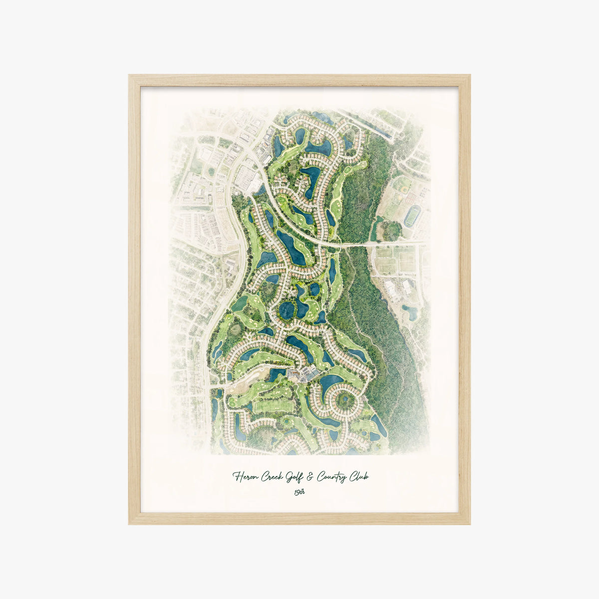 Heron Creek Golf & Country Club wood frame