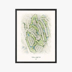 Hibiscus Golf Club black frame