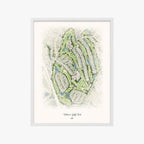 Hibiscus Golf Club white frame