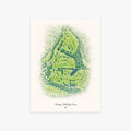 Hickory Hill Golf Course printed artwork