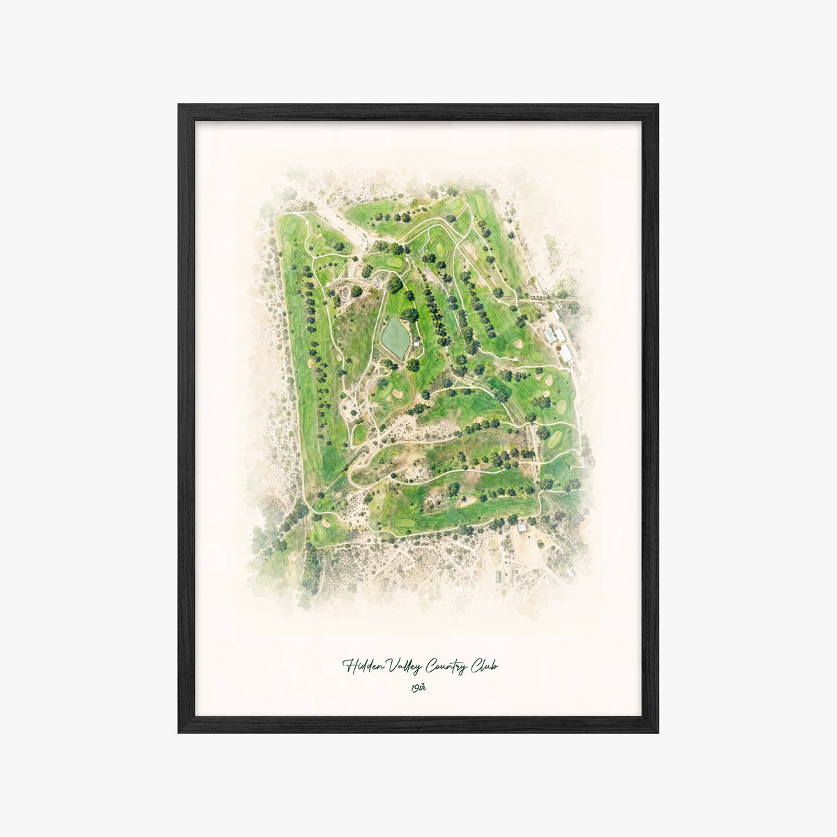 Hidden Valley Country Club black frame