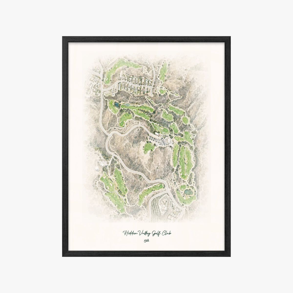 Hidden Valley Golf Club black frame
