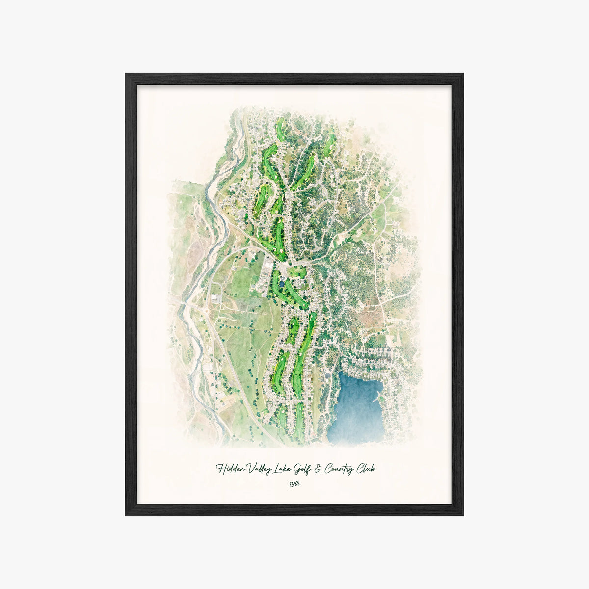 Hidden Valley Lake Golf & Country Club black frame