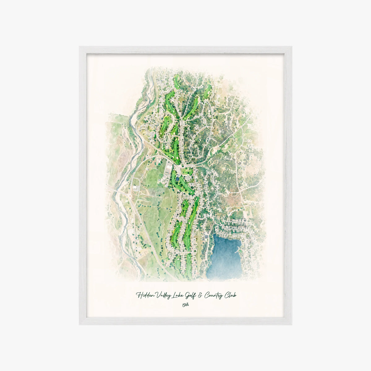 Hidden Valley Lake Golf & Country Club white frame