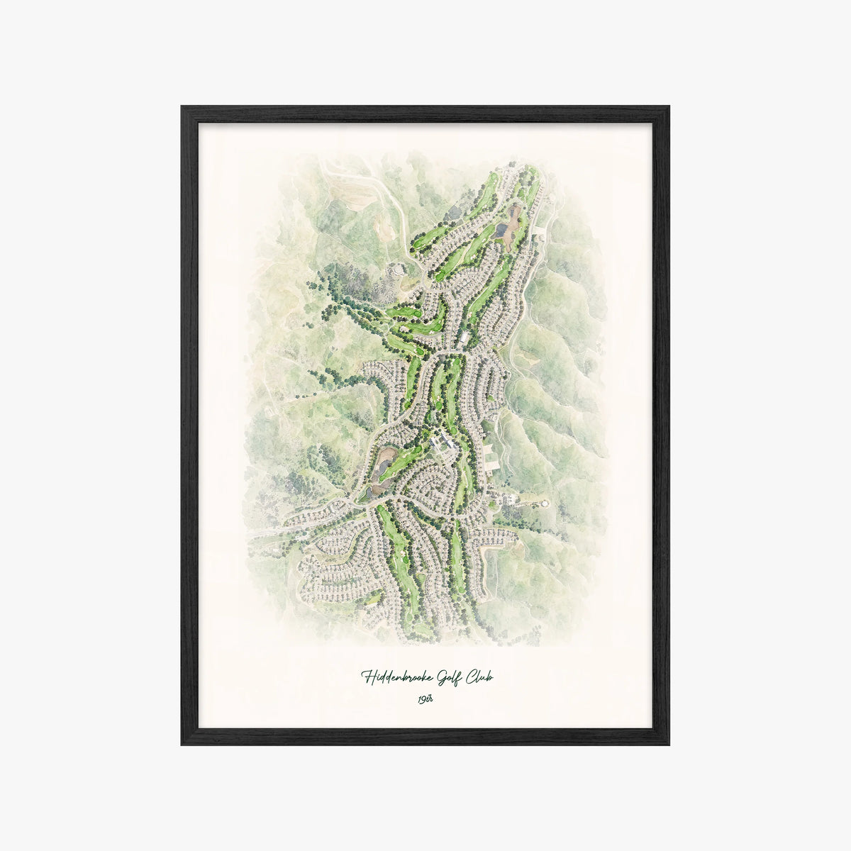 Hiddenbrooke Golf Club black frame