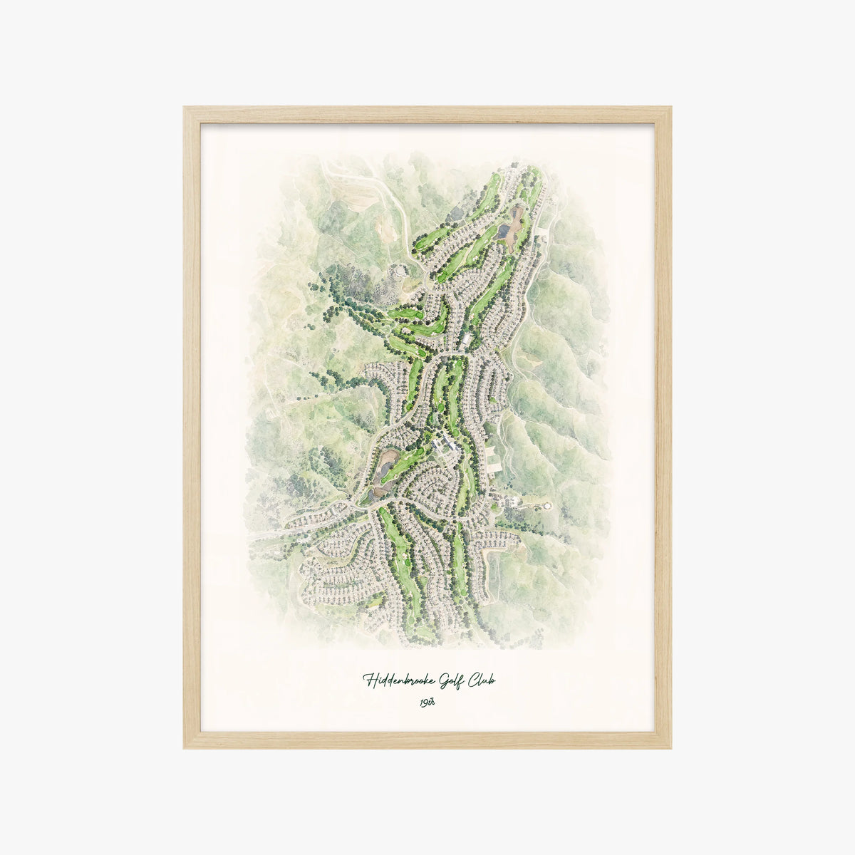 Hiddenbrooke Golf Club wood frame