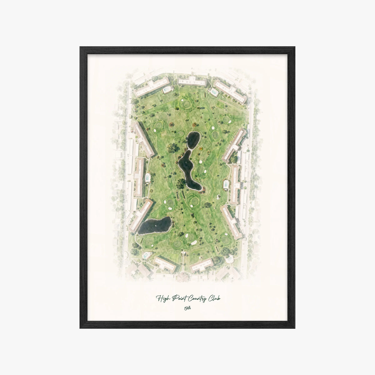 High Point Country Club black frame