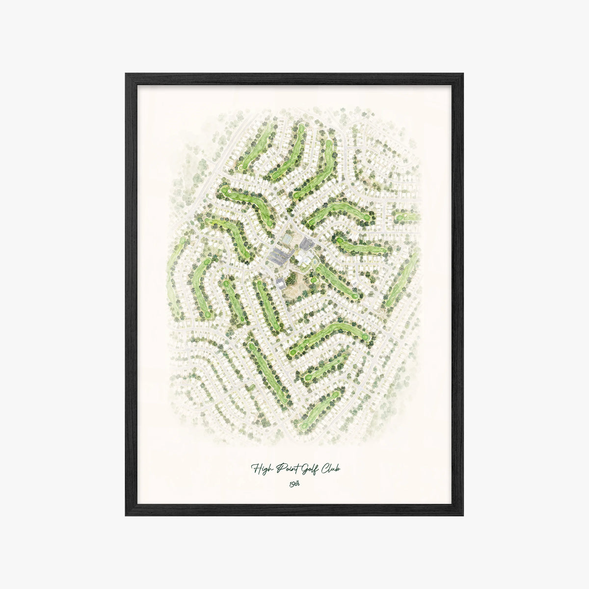 High Point Golf Club black frame