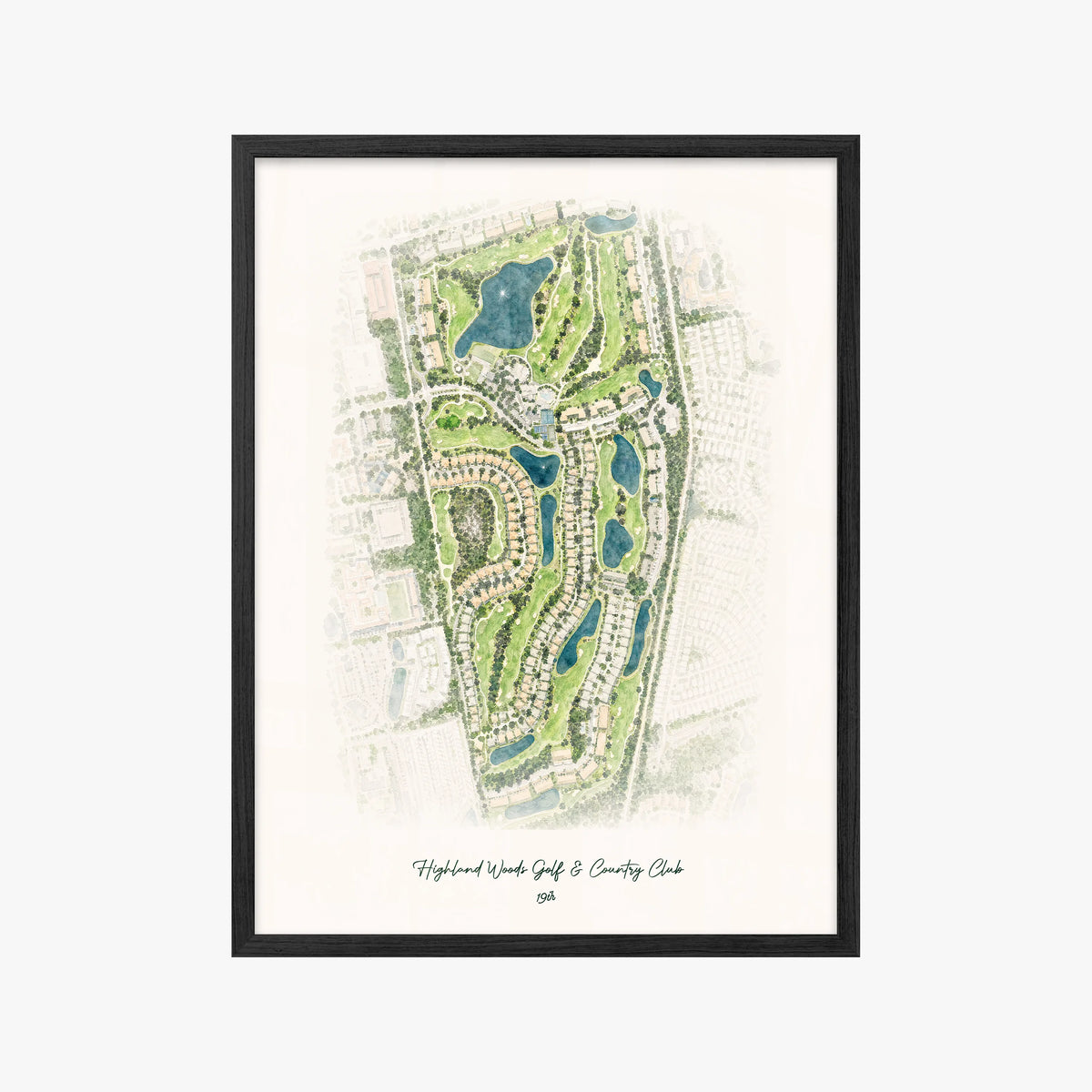 Highland Woods Golf & Country Club black frame