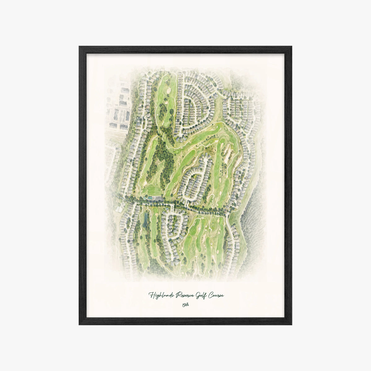 Highlands Reserve Golf Course black frame