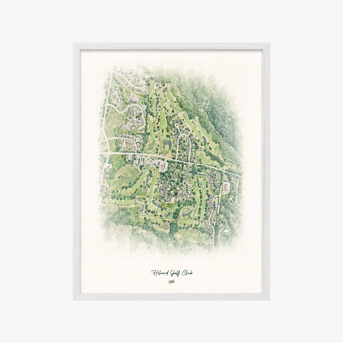 Hiland Golf Club white frame