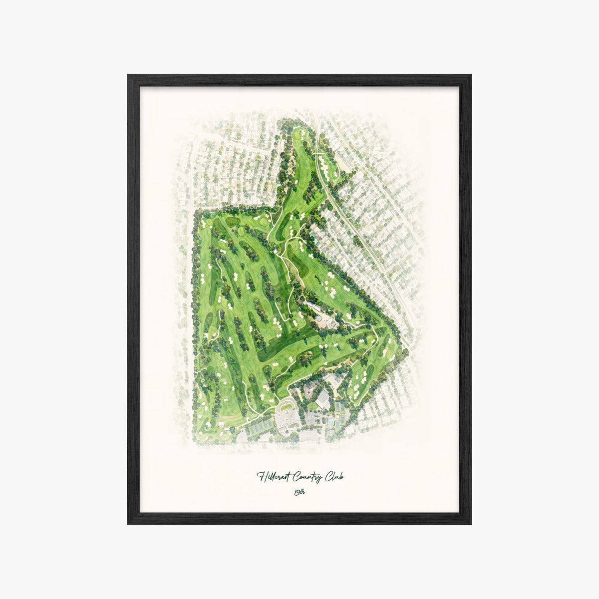 Hillcrest Country Club black frame