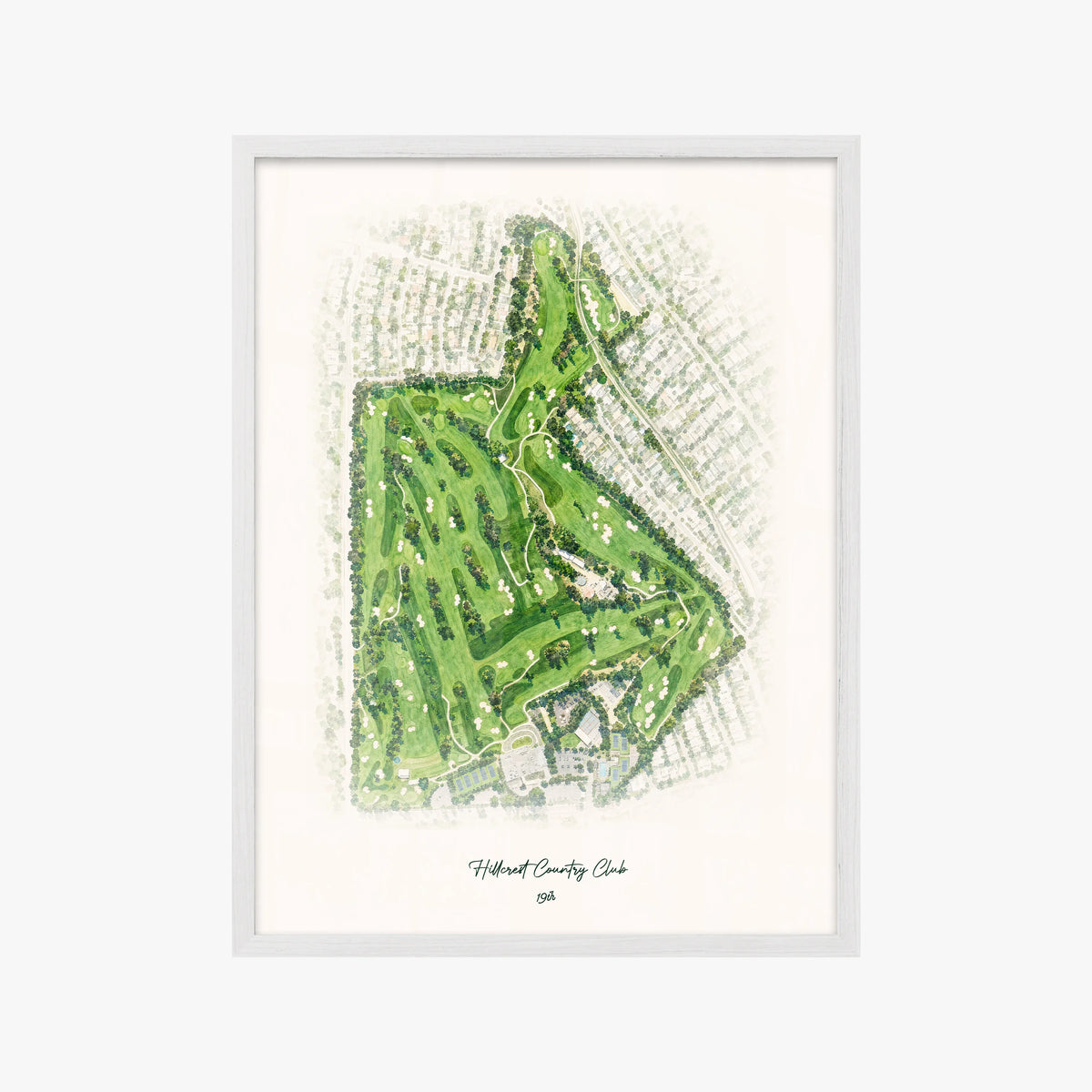 Hillcrest Country Club white frame
