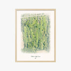 Hillview Golf Course wood frame