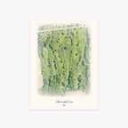 Hillview Golf Course printed artwork