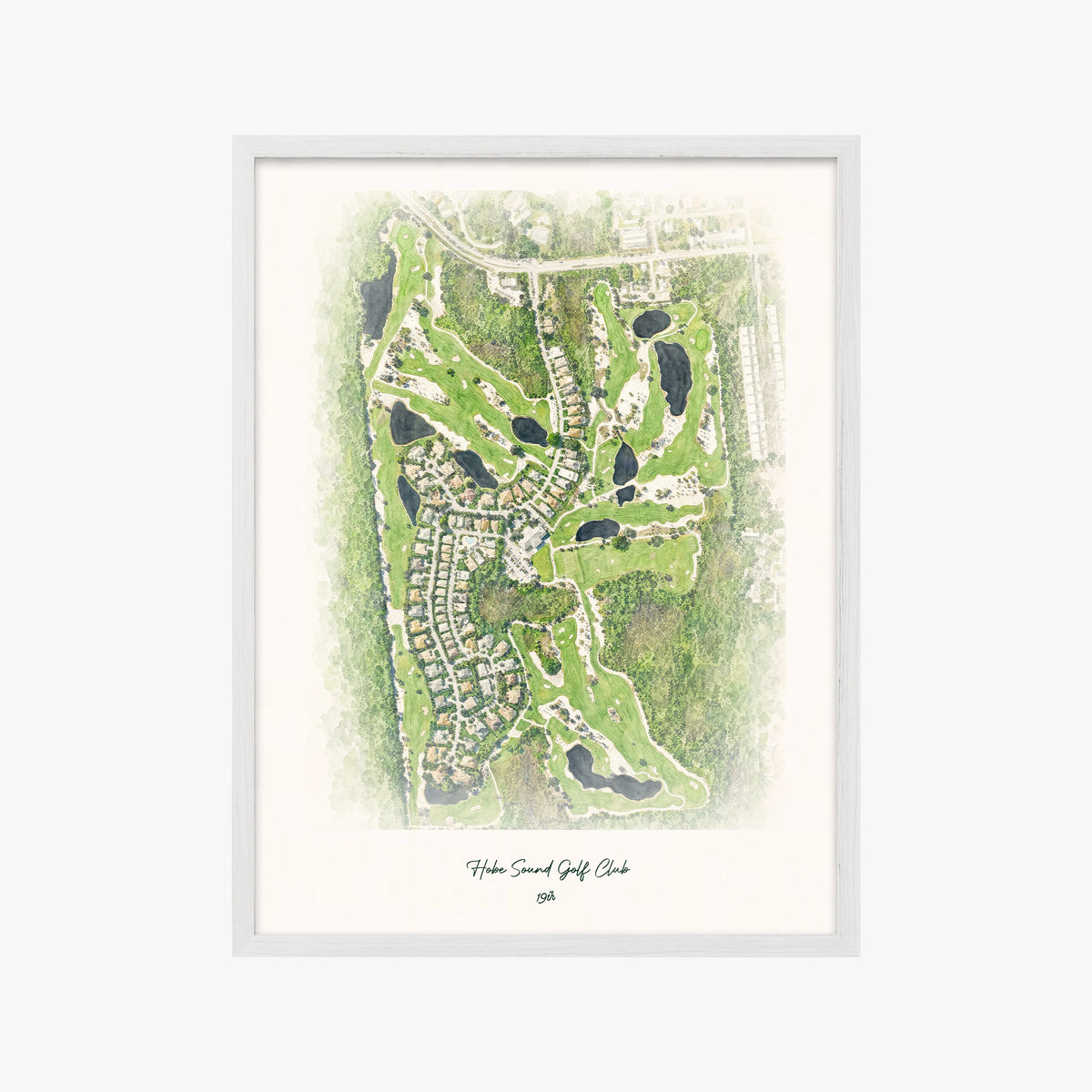 Hobe Sound Golf Club white frame