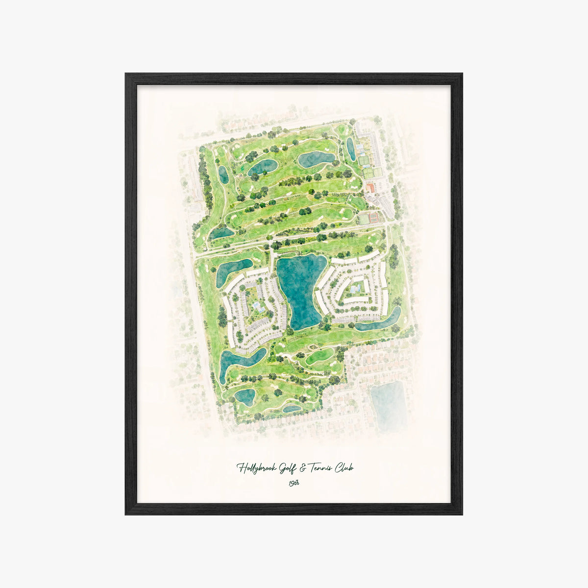 Hollybrook Golf & Tennis Club black frame