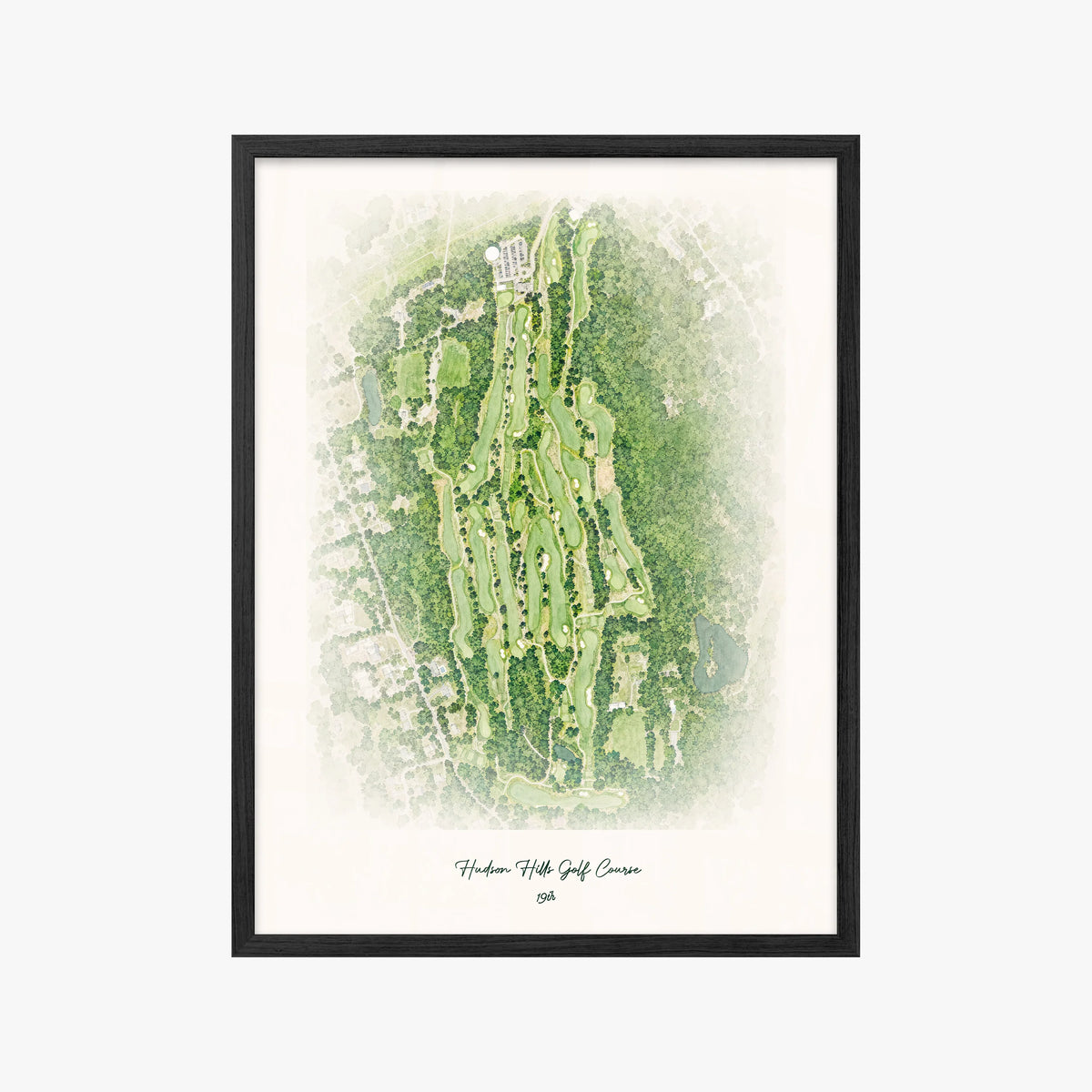 Hudson Hills Golf Course black frame