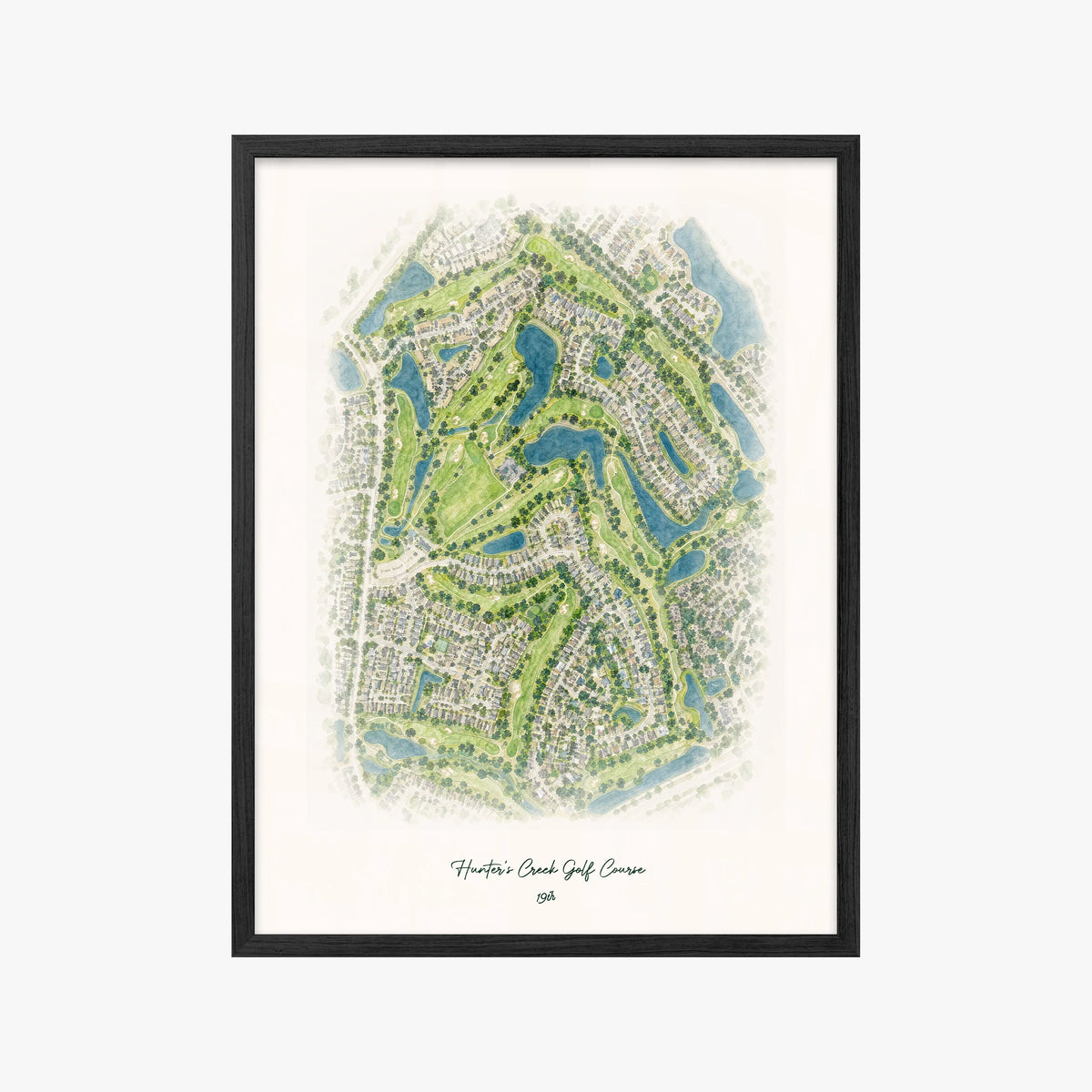 Hunter's Creek Golf Course black frame