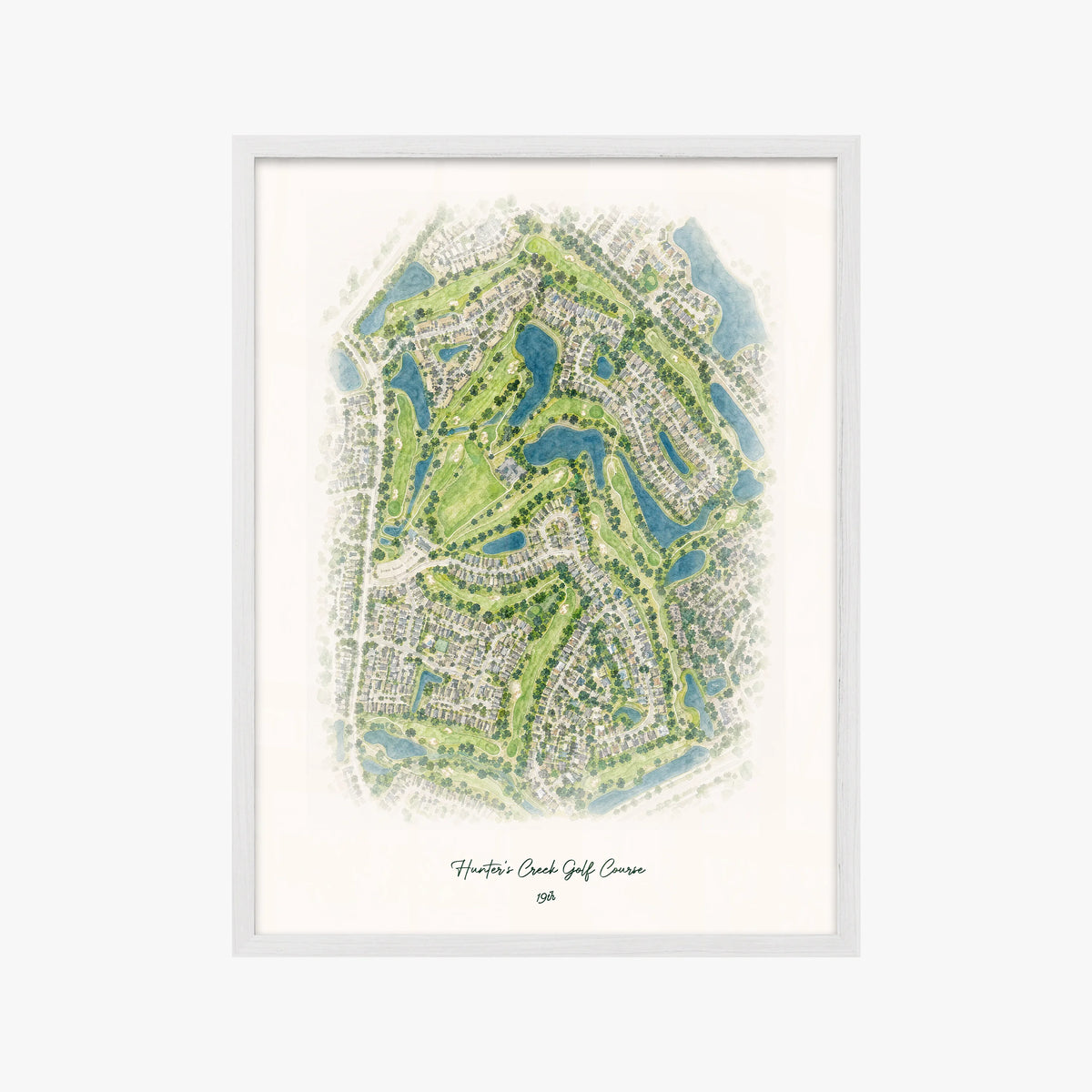 Hunter's Creek Golf Course white frame