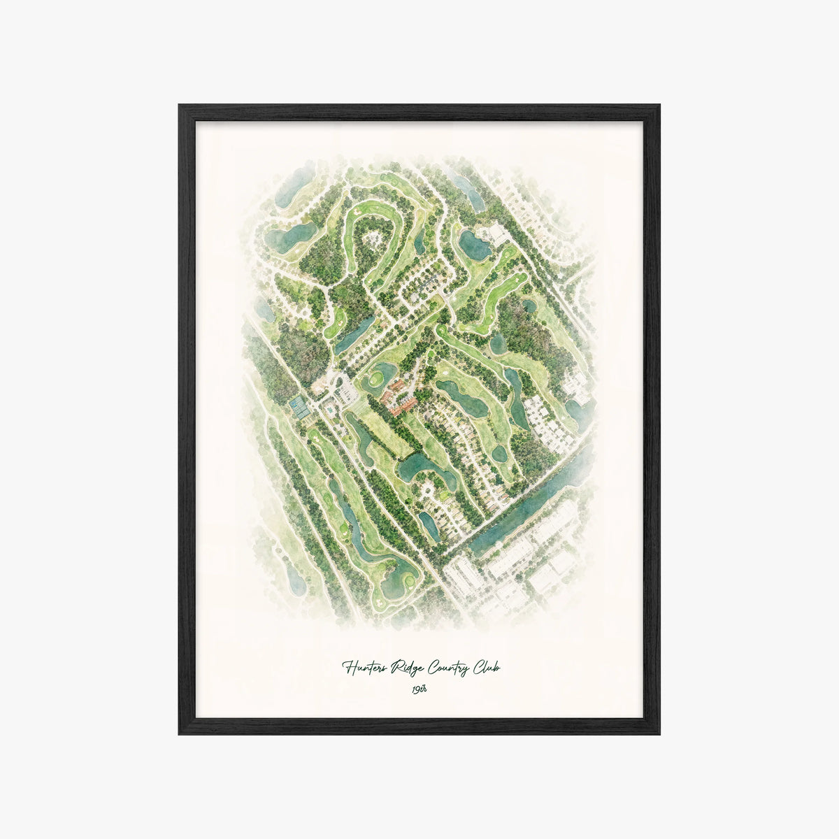 Hunters Ridge Country Club black frame