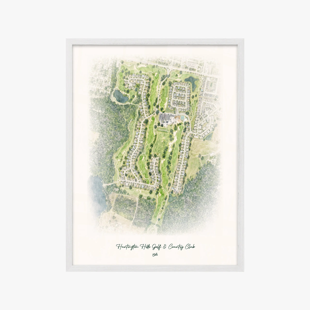 Huntington Hills Golf & Country Club white frame